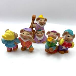 Hallmark Merry Miniatures Snow White Merry Dwarfs, Collection of Charms 3 Pieces